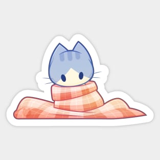 Scarf Cat Sticker